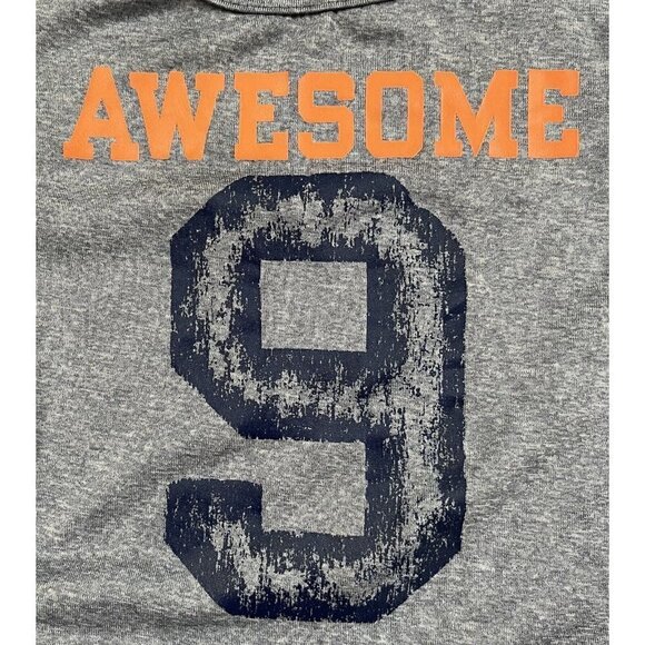 PLACE Sports “Awesome 9” casual activewear light gray T-Shirt Boy 18-24 Months - Picture 6 of 10